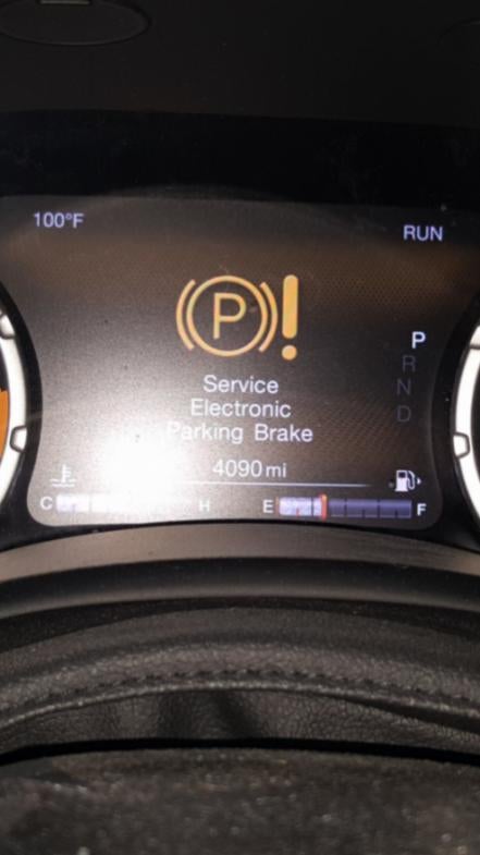 Service electronic parking brake warning? | Jeep Renegade Forum